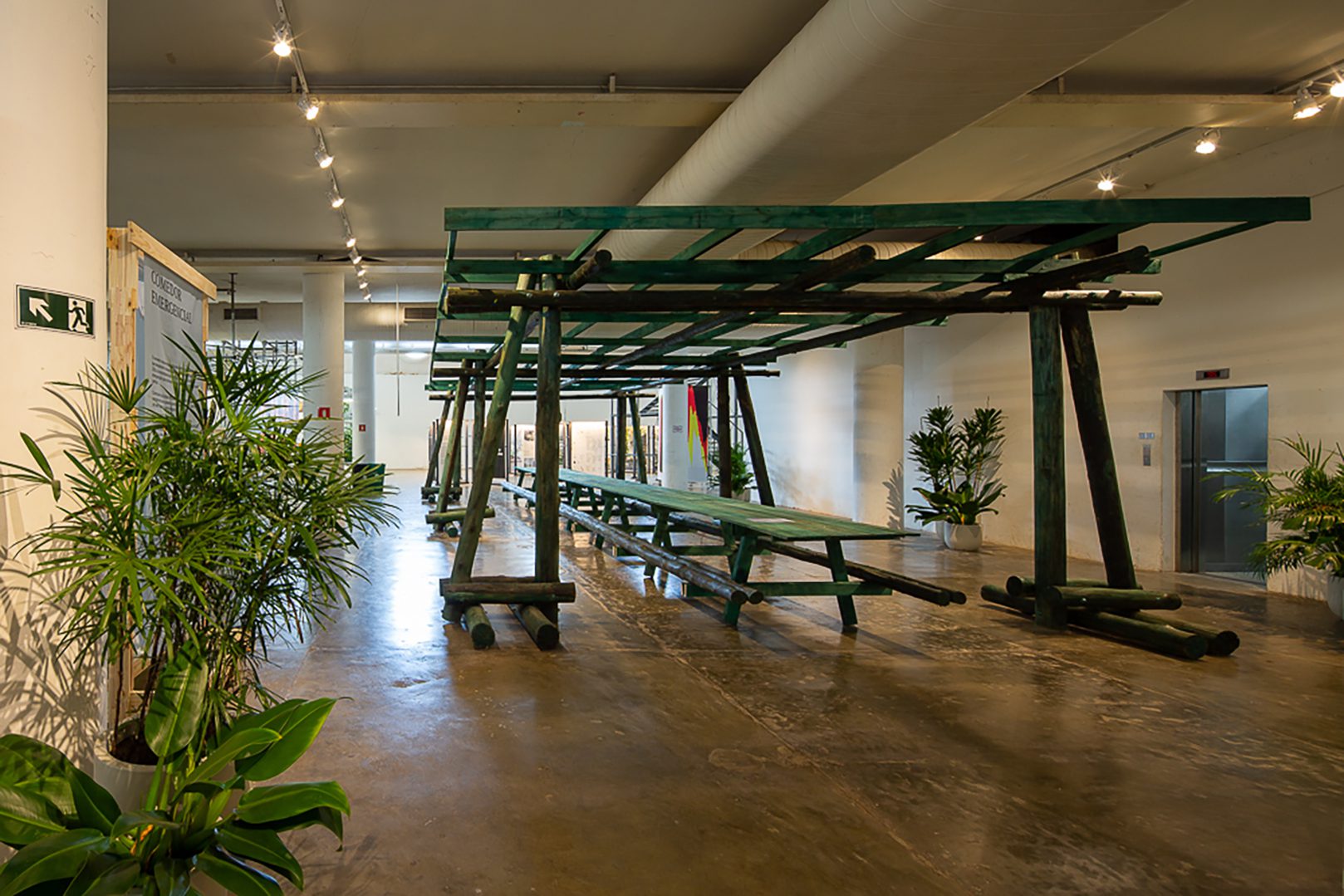 Comedouro Emergencial, usado como infraestrutura de apoio na 14ª BIAsp - Foto André Scarpa